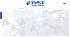 Desktop Screenshot of bsi-baumaschinen-service.de