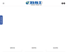 Tablet Screenshot of bsi-baumaschinen-service.de